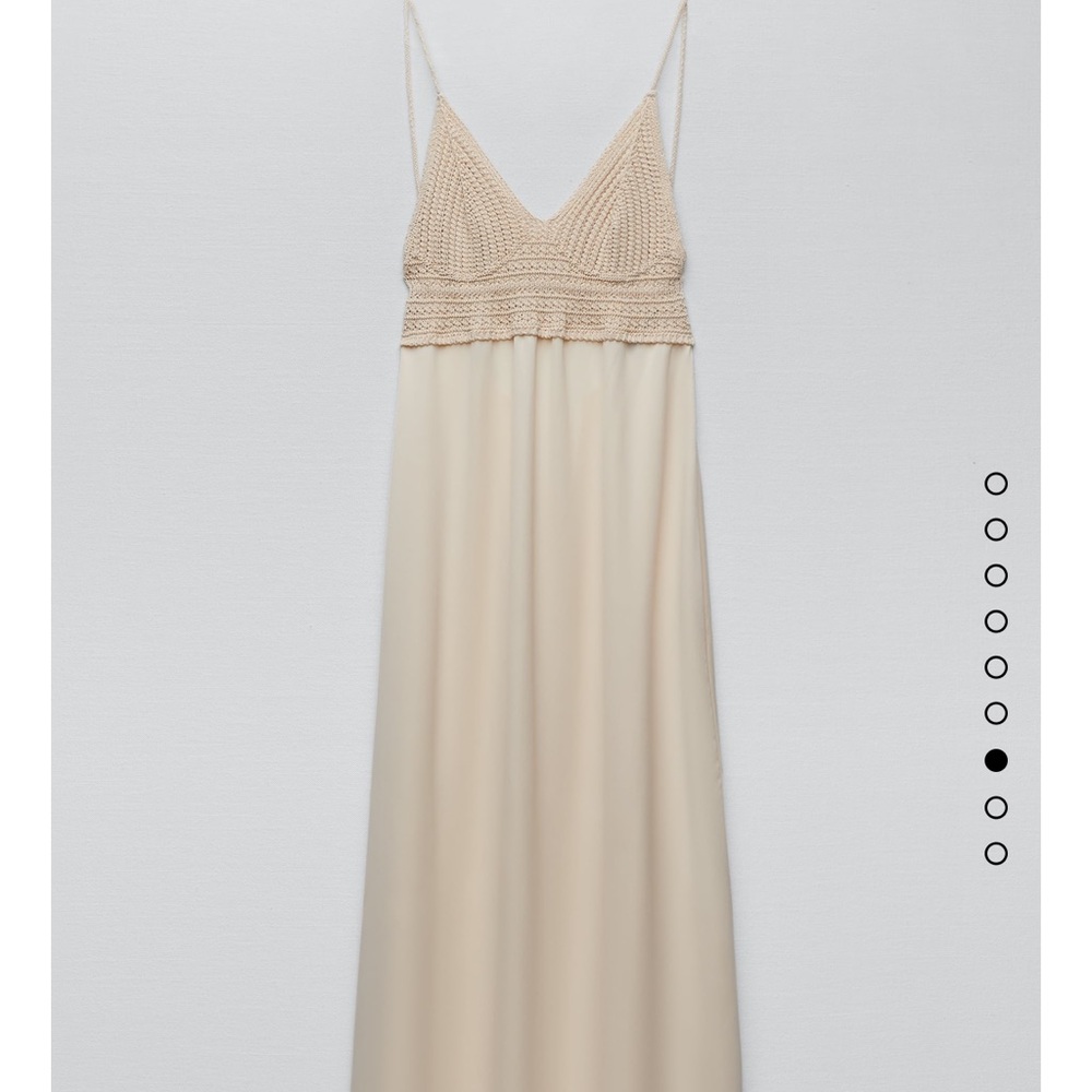 NWT Zara satin effect dress